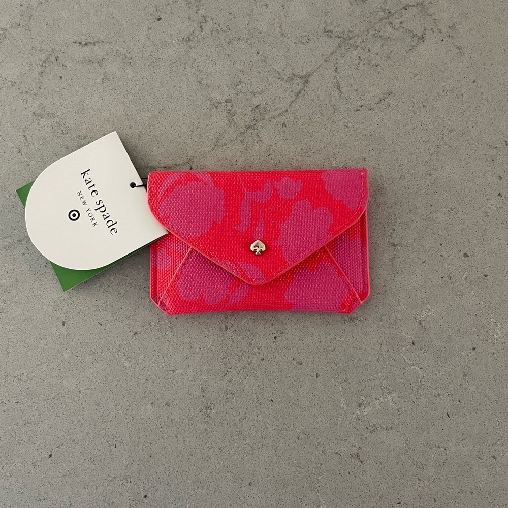 NWT Kate Spade Target Collection Pink Floral Card Holder​​​